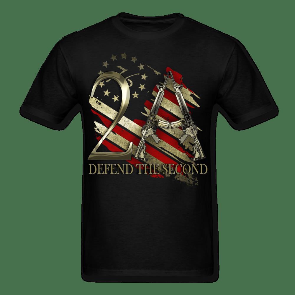 4th Of July Shirt, 2nd Amendment Shirt, 2A Gold Defend The Second T-Shirt KM2906