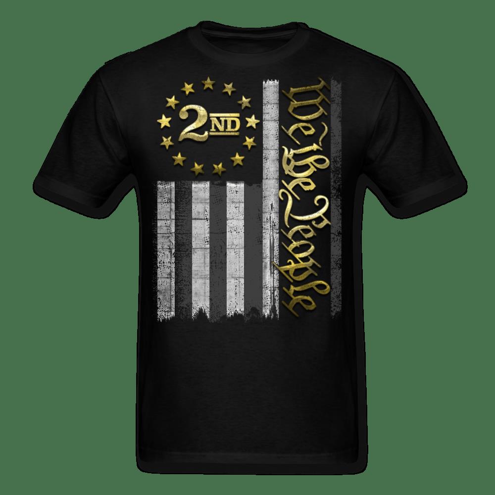4th Of July Shirt, 2nd Amendment Shirt, 2nd We The People Defend Gold Flag T-Shirt KM2906