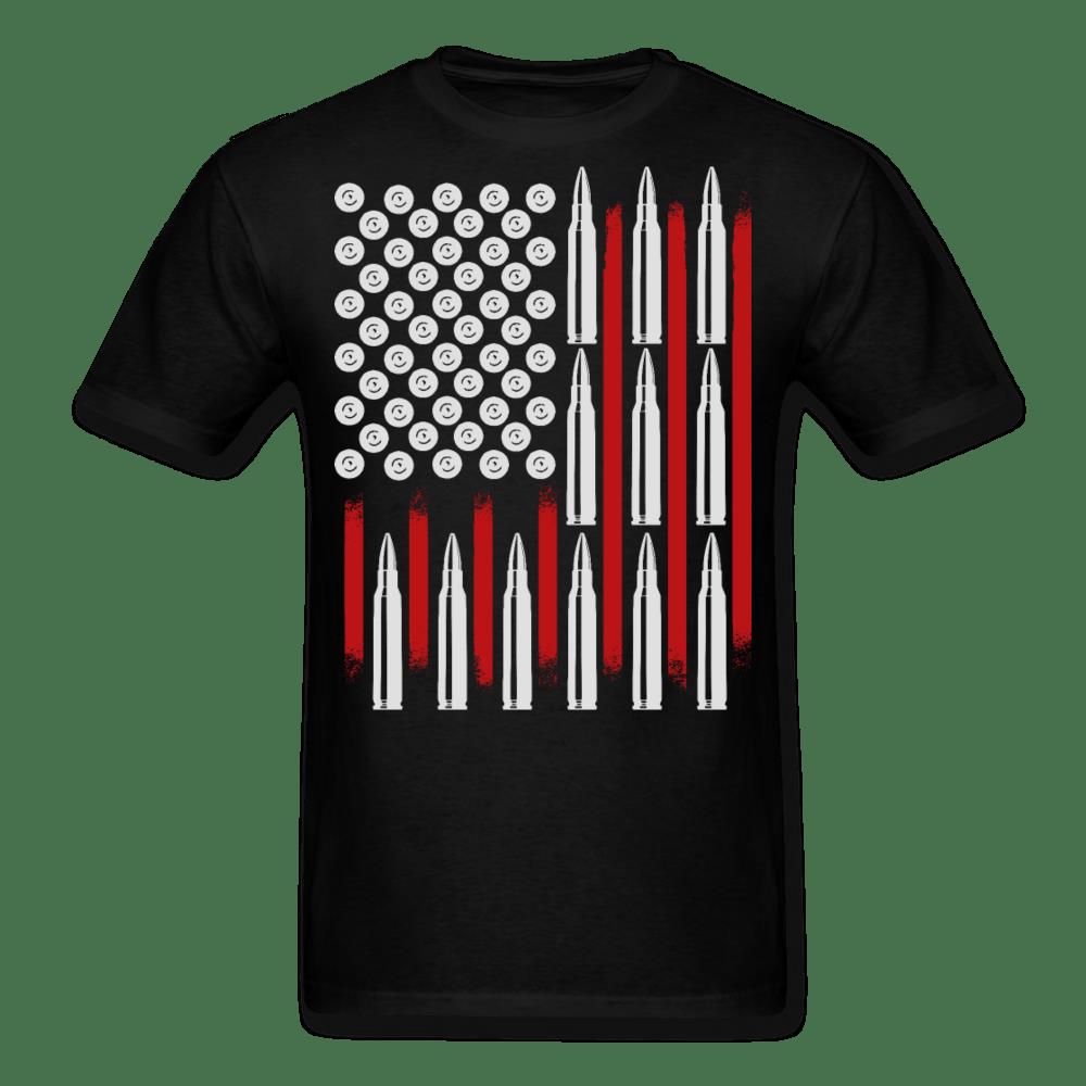 4th Of July Shirt, Gun Shirt, Ammo Flag T-Shirt KM2906
