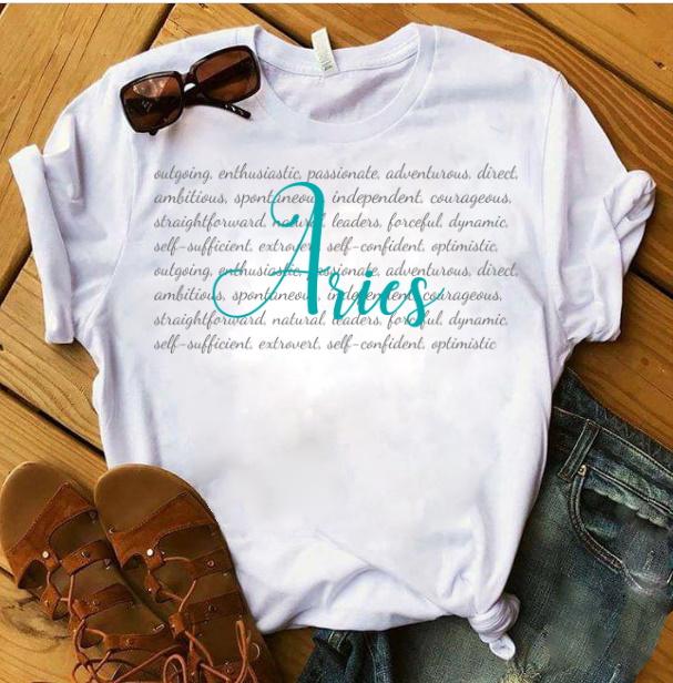 Aries Unisex Shirt, Zodiac Shirt, Birthday Gift Ideas, Aries Outgoing Enthusiastic Passionate T-Shirt Aries Unisex Shirt, Zodiac Shirt, Birthday Gift Ideas, Aries Outgoing Enthusiastic Passionate T-Shirt