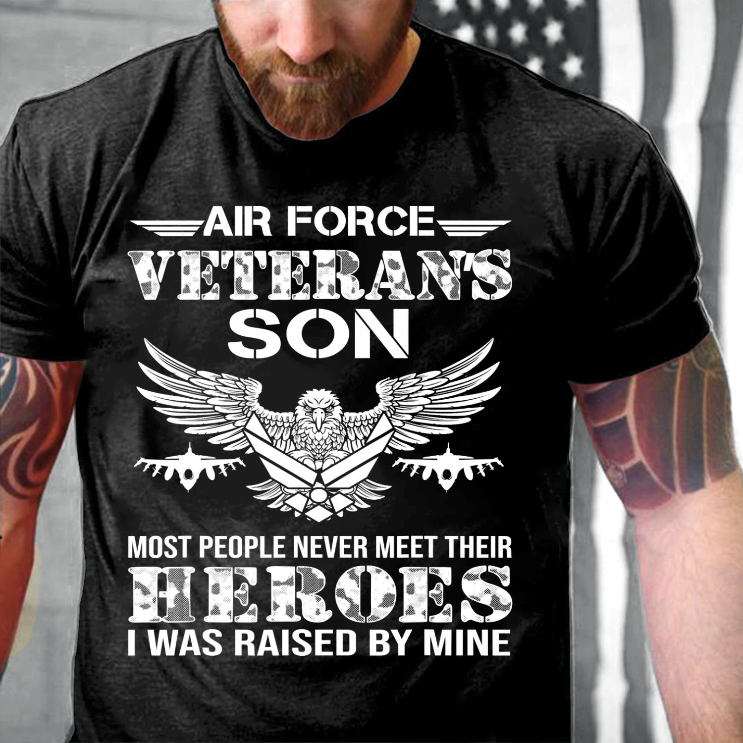 Air Force Veteran's Son, USAF T-Shirt, Veteran's Day Gift T-Shirt Air Force Veteran's Son, USAF T-Shirt, Veteran's Day Gift T-Shirt
