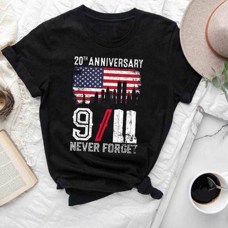 American Patriots Shirt, 11th Of September Shirt, Patriot Day Never Forget 20 Years Unisex T-Shirt American Patriots Shirt, 11th Of September Shirt, Patriot Day Never Forget 20 Years Unisex T-Shirt