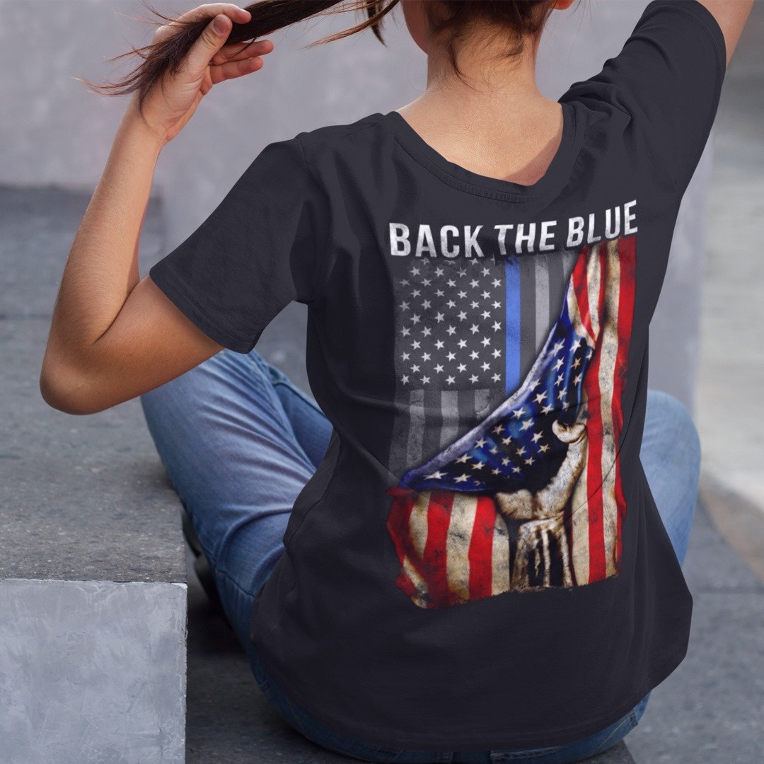 Back The Blue Love T-Shirt