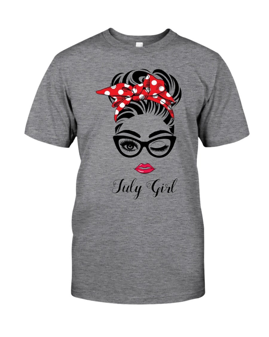 Birthday Shirt, Birthday Girl Shirt, Birthday Shirts For Women, July Girl T-Shirt KM0607