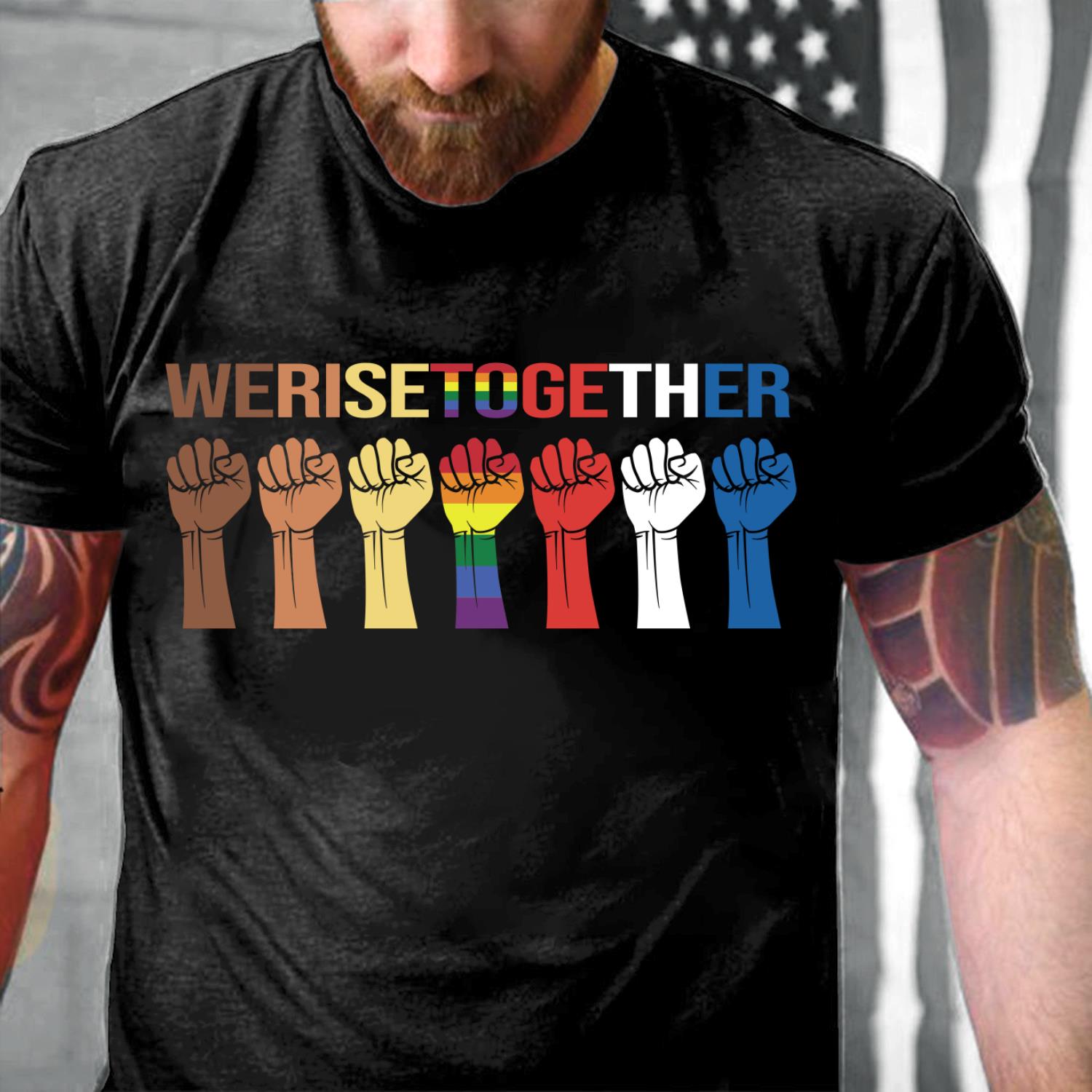 Black Lives Matter Shirt We Rising Together T-Shirt Black Lives Matter Shirt We Rising Together T-Shirt