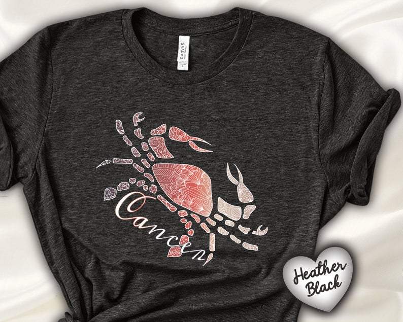 Cancer T-Shirt, Cancer Birth Sign, Zodiac Cancer Zodiac Birthday Shirt, Birthday Gift V3 Unisex T-Shirt Cancer T-Shirt, Cancer Birth Sign, Zodiac Cancer Zodiac Birthday Shirt, Birthday Gift V3 Unisex T-Shirt