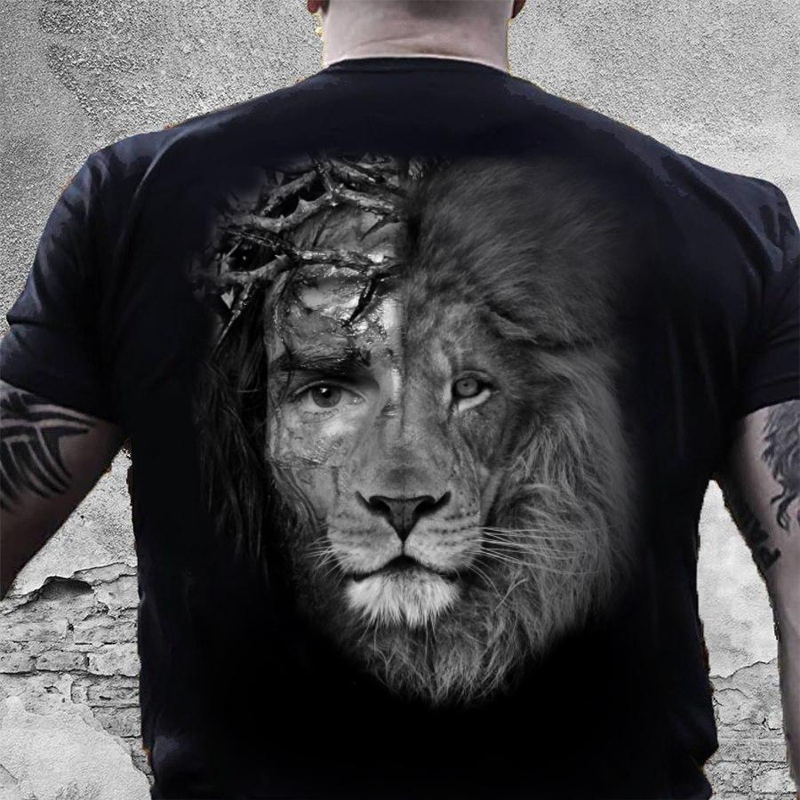 Christian Shirt, Gifts For Christian, Easter Gift, The Lion Of Judah Unisex T-Shirt Christian Shirt, Gifts For Christian, Easter Gift, The Lion Of Judah Unisex T-Shirt