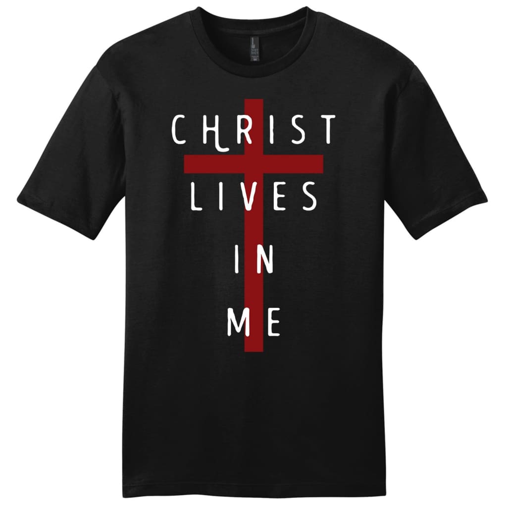 Christian Shirt, Jesus Shirt, Christ Lives In Me T-Shirt KM1208