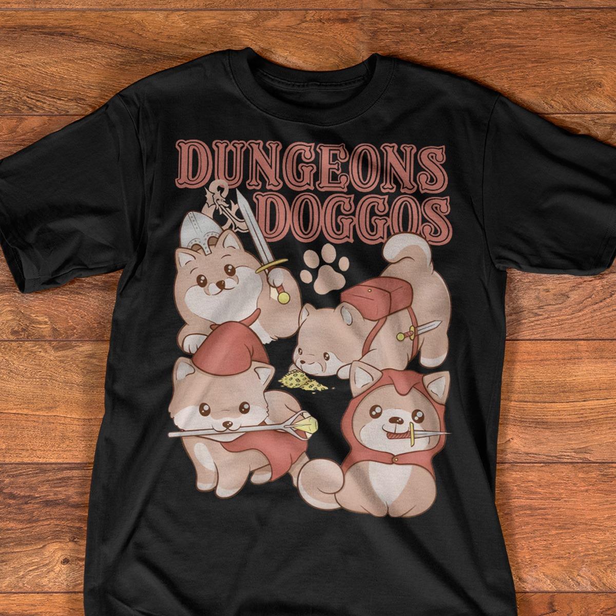 Dungeons Doggos, Love My Dog T-Shirt Dungeons Doggos, Love My Dog T-Shirt