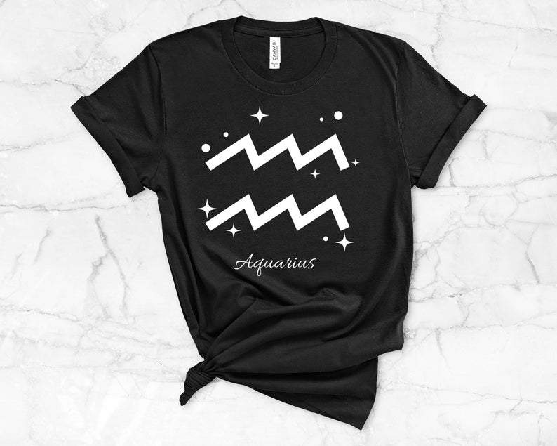 Funny Aquarius Shirt, Aquarius Zodiac Sign, Astrology Birthday Shirt, Aquarius Birthday Gifts Unisex T-Shirt