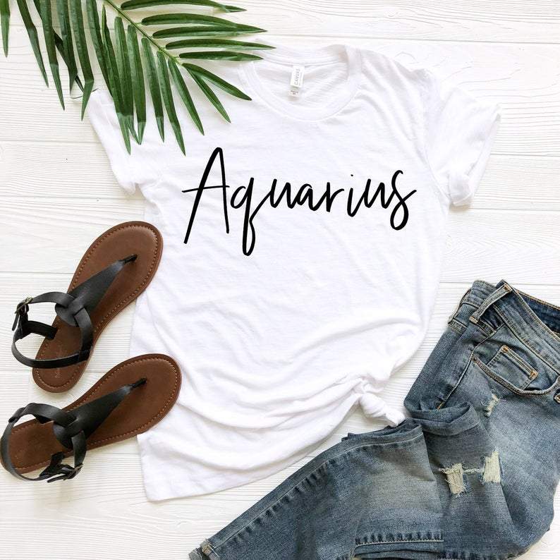 Funny Aquarius Shirt, Aquarius Zodiac Sign, Astrology Birthday Shirt, Aquarius Gifts Unisex T-Shirt