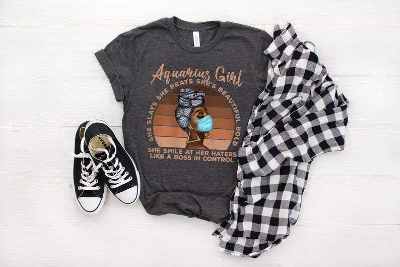 Funny Aquarius Shirt, Aquarius Zodiac Sign, Astrology Birthday Shirt, Aquarius Girl V3 Unisex T-Shirt