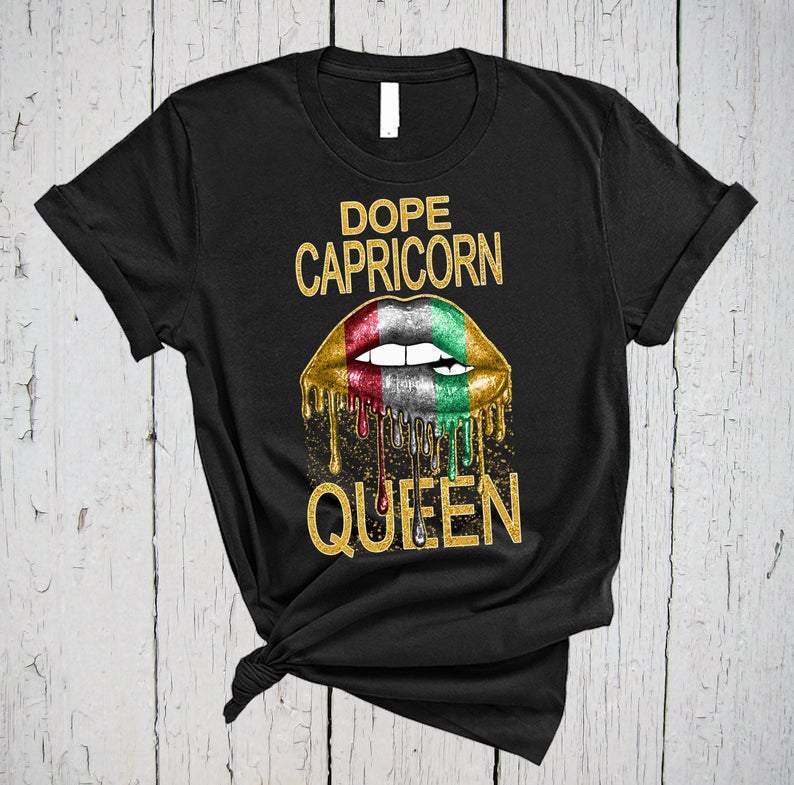 Funny Capricorn Shirt, Capricorn Zodiac Sign, Astrology Shirt, Dope Capricorn Queen Unisex T-Shirt
