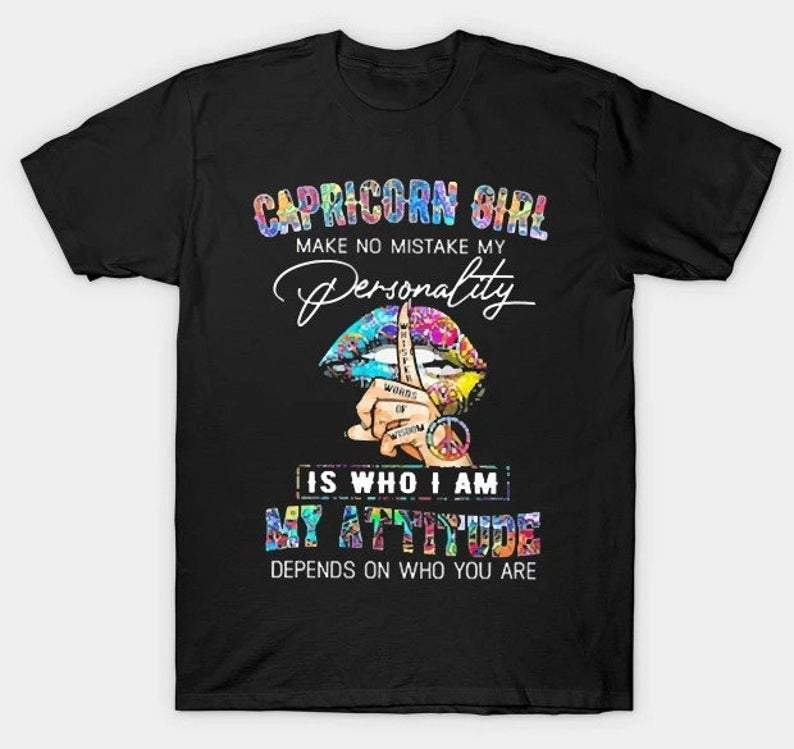 Funny Capricorn Shirt, Capricorn Zodiac Sign, Capricorn Girl Personality, Capricorn Shirt Unisex T-Shirt