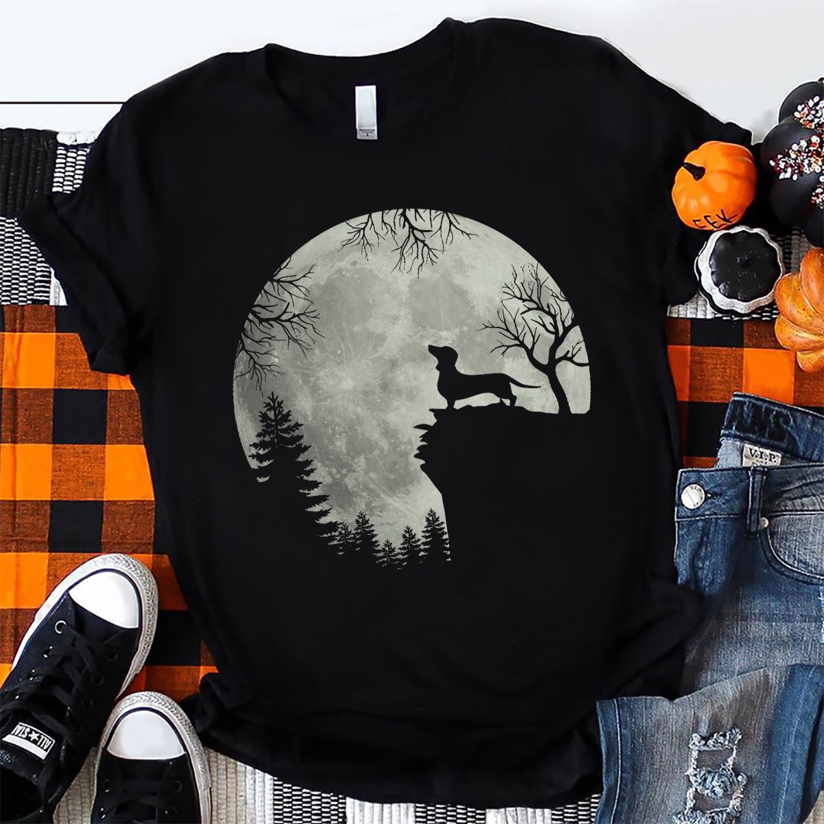 Funny Halloween Shirt, Dachshund Lover T-Shirt KM3008