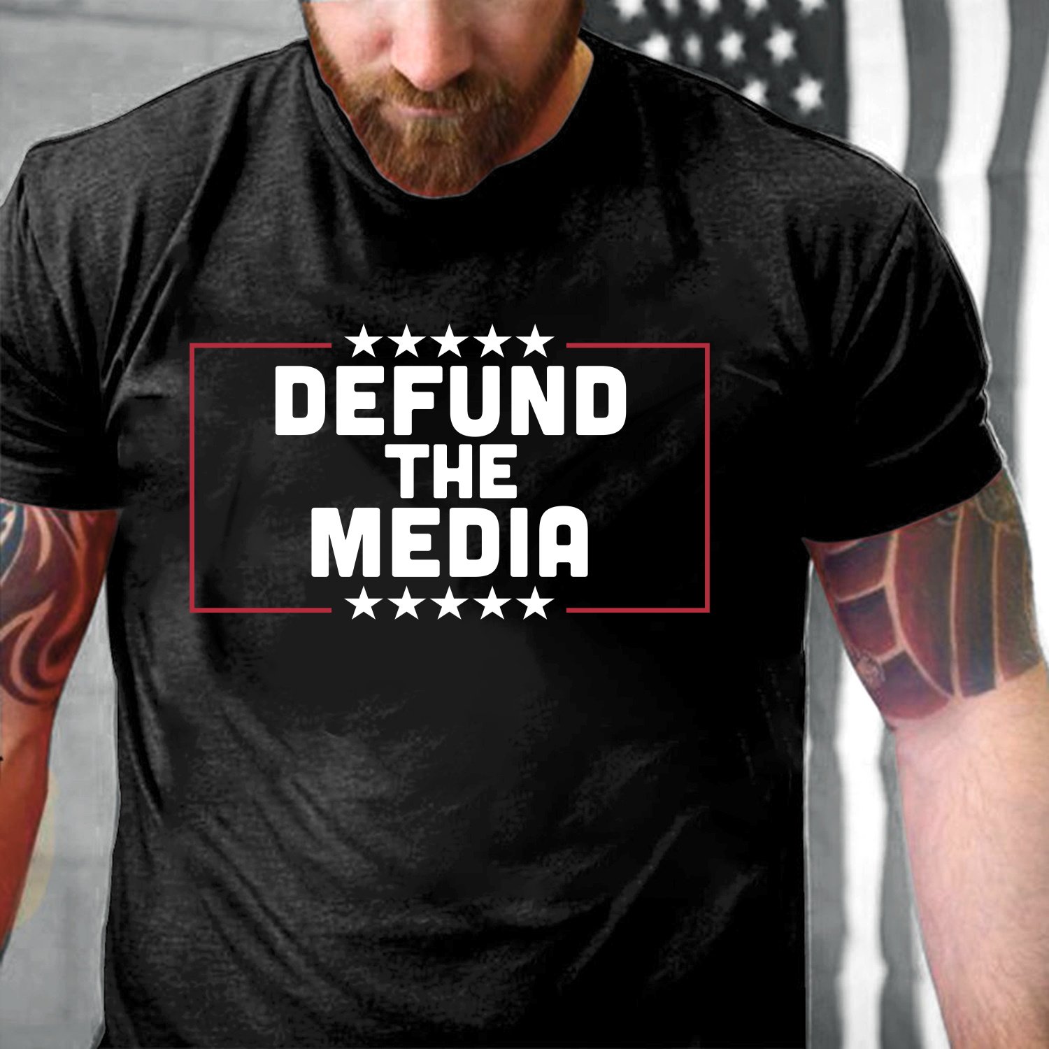 Funny Shirt, Shirts With Sayings, Defund the Media T-Shirt