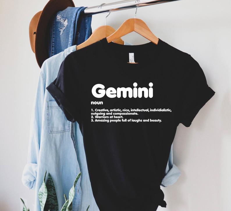 Gemini Unisex T-Shirt, Gemini Zodiac, Gemini Gift, Zodiac Gifts, Gemini Birthday Shirt, Birthday Gift T-Shirt
