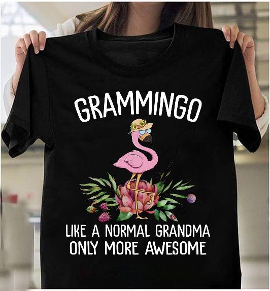 Grammingo Like A Normal Grandma Only More Awesome T-Shirt