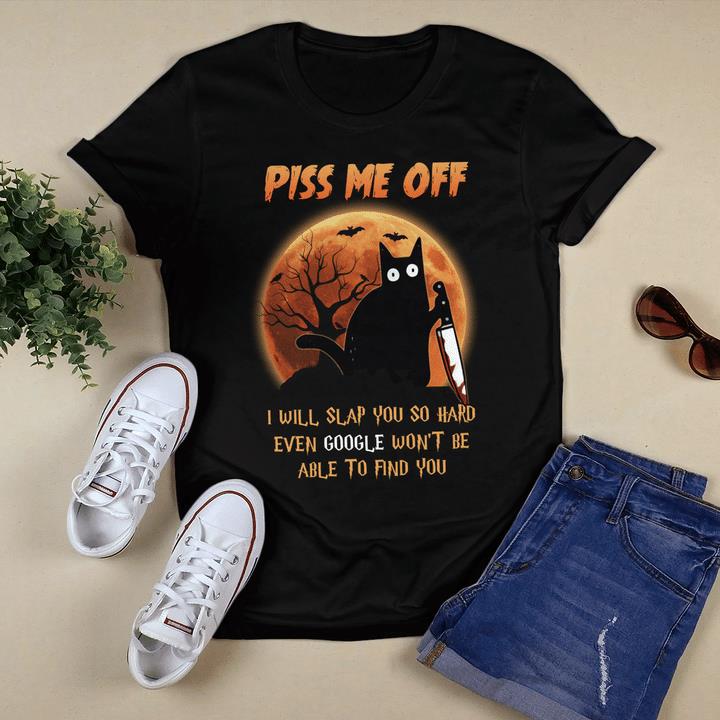 Halloween Shirt, Piss Me Off I Will Slap You So Hard Halloween T-Shirt KM2408