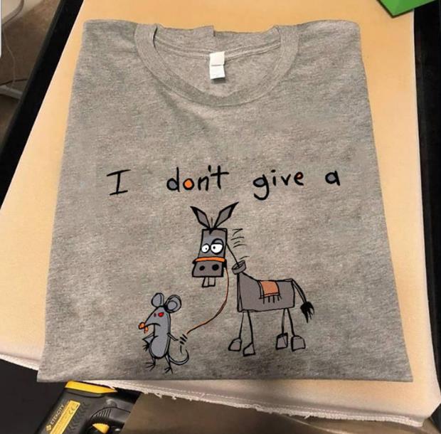 I Don't Give A Mouse T-shirt KM2907