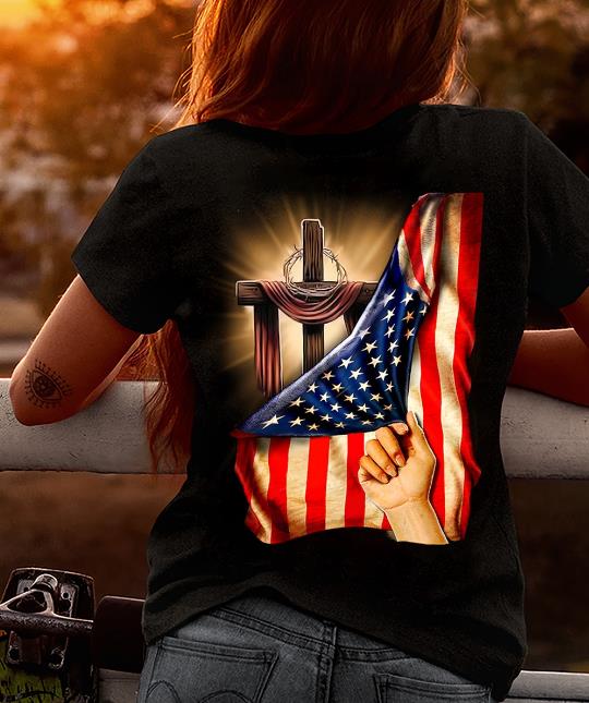 Nurse American flag, Gift For Nurse T-Shirt