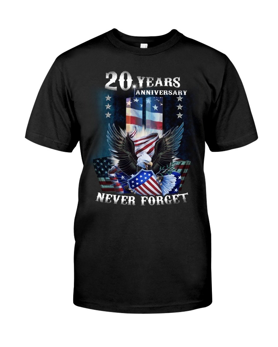 Patriot Shirt, 11th Of September, 20 Years Anniversary Never Forget T-Shirt KM2607 Patriot Shirt, 11th Of September, 20 Years Anniversary Never Forget T-Shirt KM2607