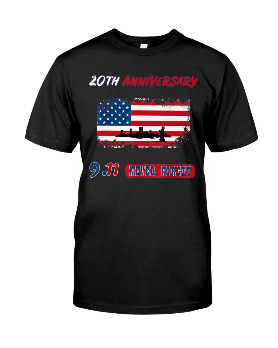 Patriots Day Shirt, 11th Of September Shirt, Patriot Day Never Forget 20th Anniversary Unisex T-Shirt Patriots Day Shirt, 11th Of September Shirt, Patriot Day Never Forget 20th Anniversary Unisex T-Shirt