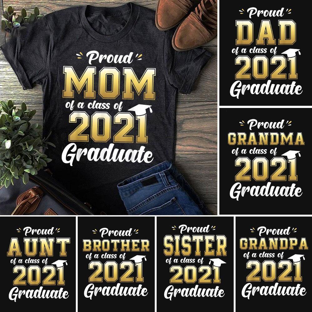 Personalized Unisex T-Shirt, Mother's Day Gift Idea, Graduation Day Gift For Daughter, Son Proud Mom Of A Class T-Shirt Personalized Unisex T-Shirt, Mother's Day Gift Idea, Graduation Day Gift For Daughter, Son Proud Mom Of A Class T-Shirt