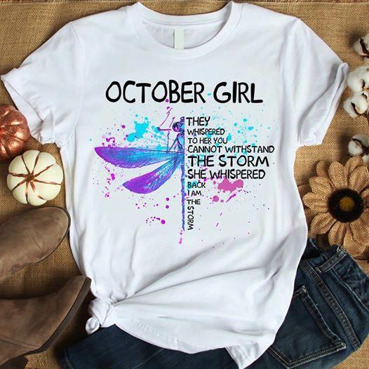 Personalized Unisex T-Shirt, They Whispered To You Dragonfly T-Shirt, Birthday Gift Idea Unisex T-Shirt