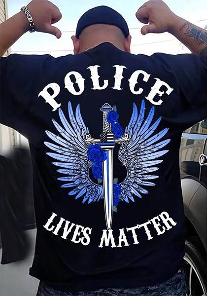Police Lives Matter T-shirt HA1408