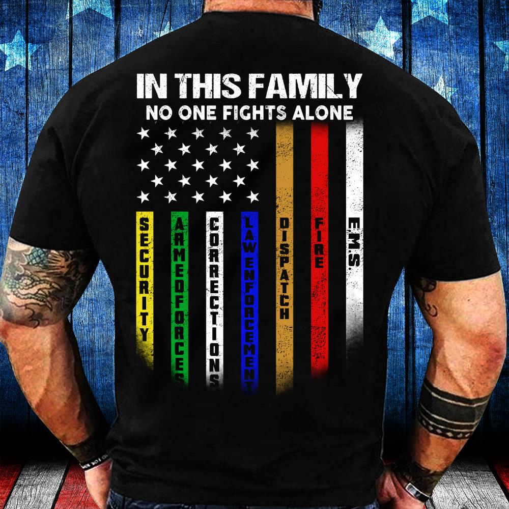 In This Family No One Fights Alone T-Shirt