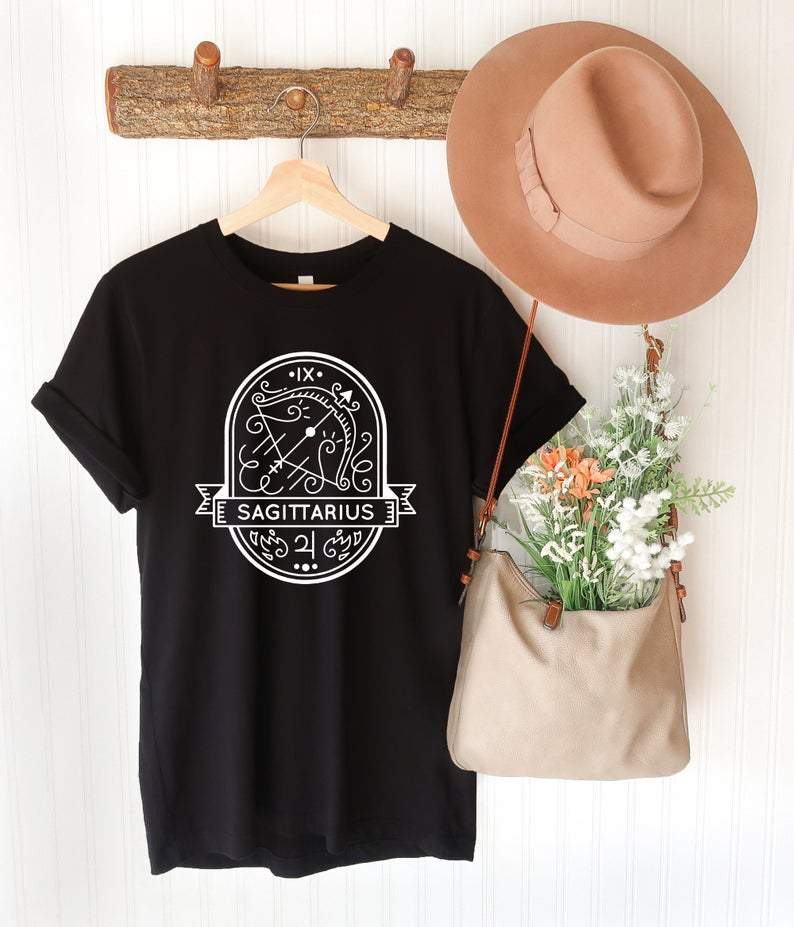 Sagittarius Birthday Shirts, Sagittarius Zodiac Sign, Sagittarius Horoscope Gifts V2 Unisex T-Shirt