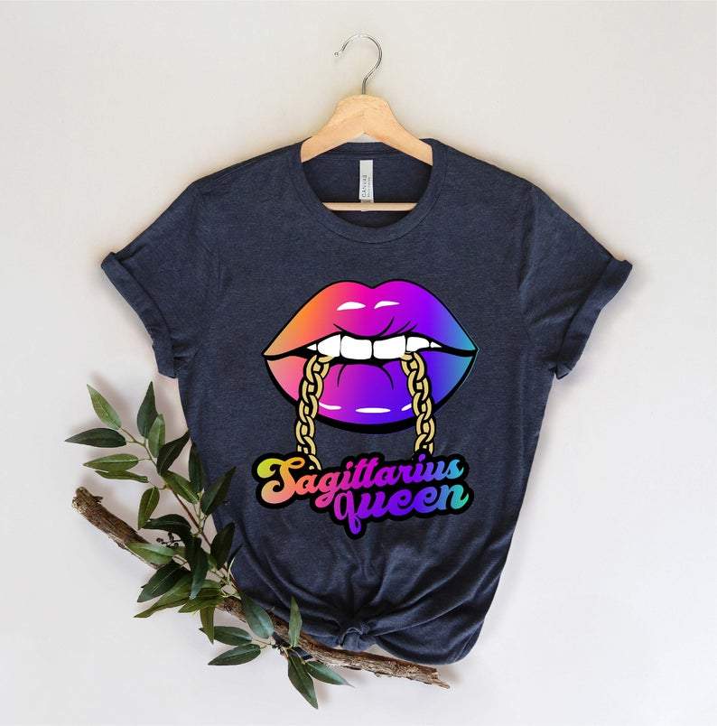 Sagittarius Birthday Shirts, Sagittarius Zodiac Sign, Sagittarius Queen, Gift For Her Unisex T-Shirt
