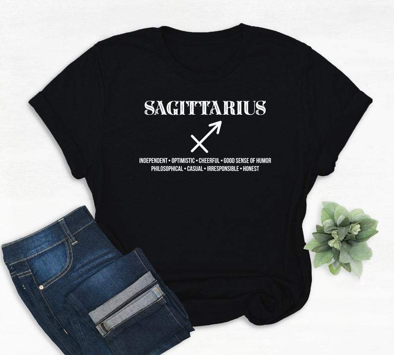 Sagittarius Birthday Shirts, Sagittarius Zodiac Sign, Sagittarius Shirt, Gift For Her Unisex T-Shirt