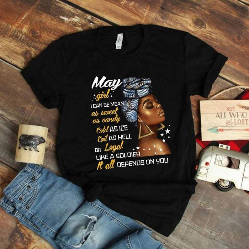 Taurus T-Shirt, Birthday Gift May Girl Taurus Gemini Women Birthday Gift Idea, Gift For Her T-Shirt