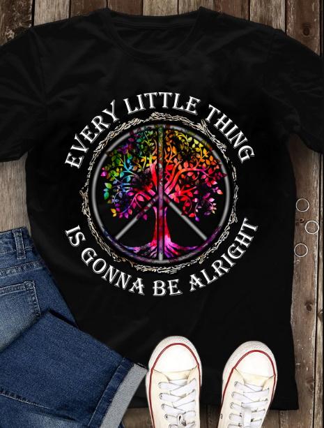 Trending Shirt, Shirt With Sayings, Every Little Thing Is Gonna Be Alright Unisex T-Shirt