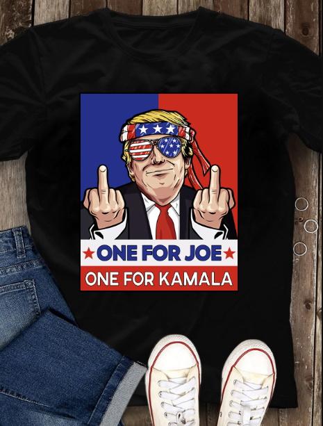 Trump Shirt, Funny Trump Shirt, One For Joe One For Kamala T-Shirt