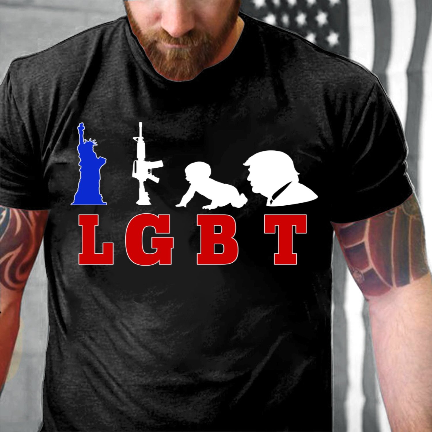 Trump Shirt, Trump 2024, Shirt With Sayings, LGBT V2 T-Shirt KM2607