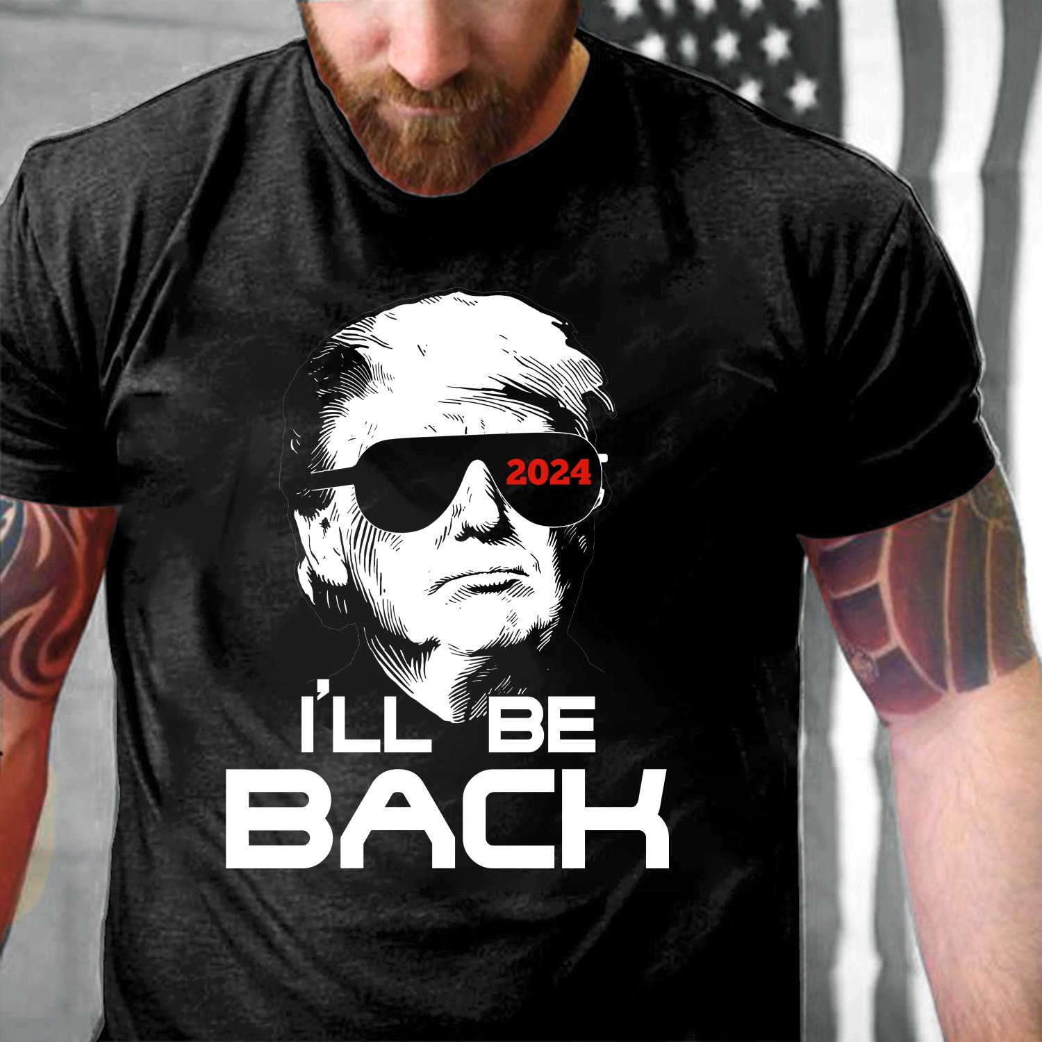 Trump Shirt, Trumpinator 2024, I'll Be Back T-Shirt