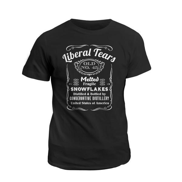 Veteran Shirt, Dad Shirt, Liberal Tears Melted Fragile Snowflakes T-Shirt KM2206