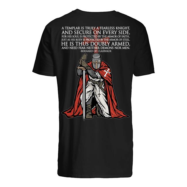 Veteran Shirt, Father's Day Gift Shirt, A Templar Is Truly A Fearless Knight T-Shirt KM2705