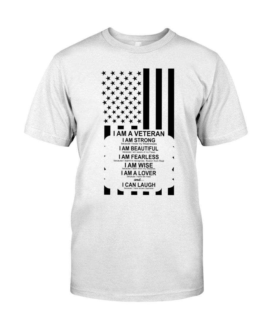 Veteran Shirt, Female Veteran, A Strong And Beautiful Veteran Unisex T-Shirt KM3105