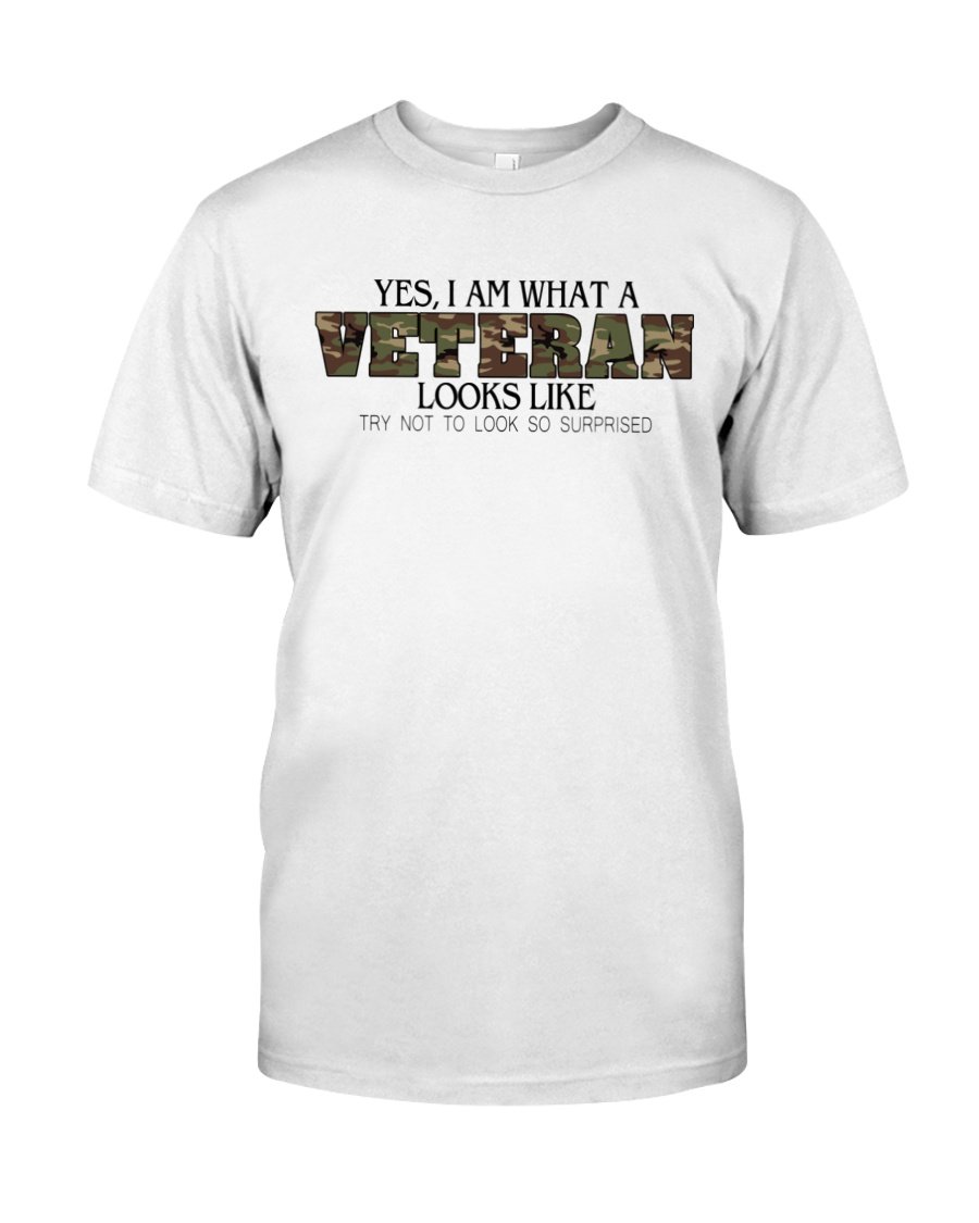 Veteran Shirt, Female Veteran, I Am What A Veteran Looks Like Unisex T-Shirt KM3105