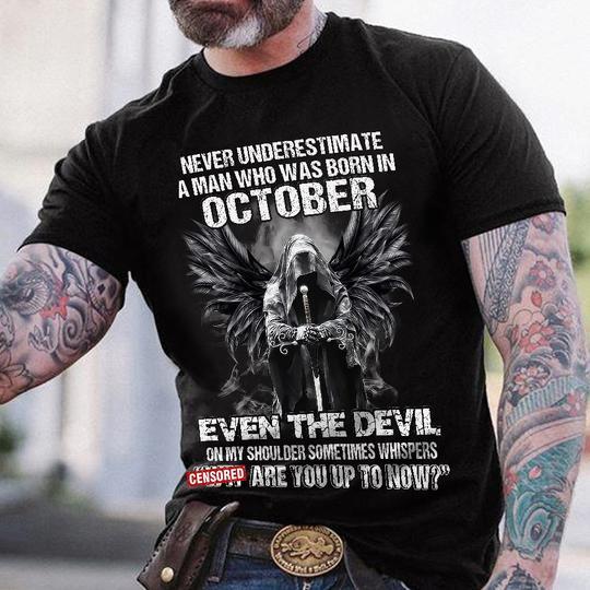 Veterans Day Unisex T-Shirt, Personalized T-shirt, Never Underestimate A Man Who Was Born In Unisex T-Shirt Veterans Day Unisex T-Shirt, Personalized T-shirt, Never Underestimate A Man Who Was Born In Unisex T-Shirt