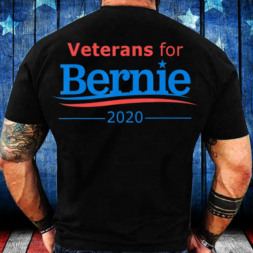 Veterans For 2020 Bernie Sanders Election President T-Shirt Veterans For 2020 Bernie Sanders Election President T-Shirt