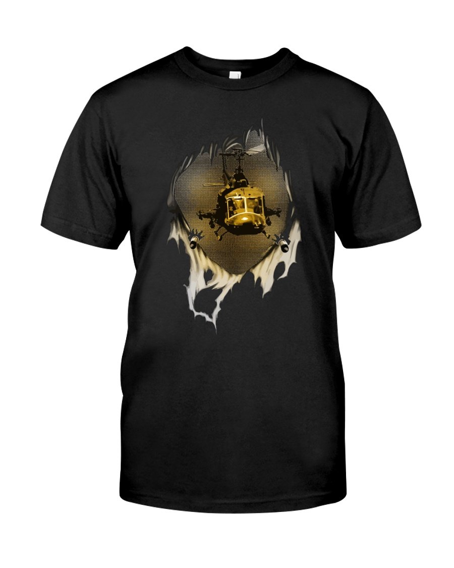 Veteran Shirt, UH1 3D Classic T-Shirt, Father's Day Gift For Dad KM1304