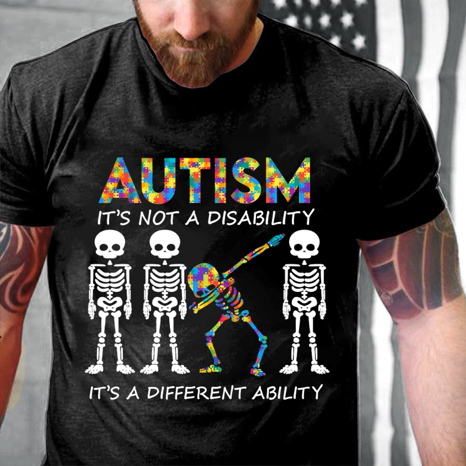 Autism It's Not A Disability It's A Different Ability T-Shirt Autism It's Not A Disability It's A Different Ability T-Shirt