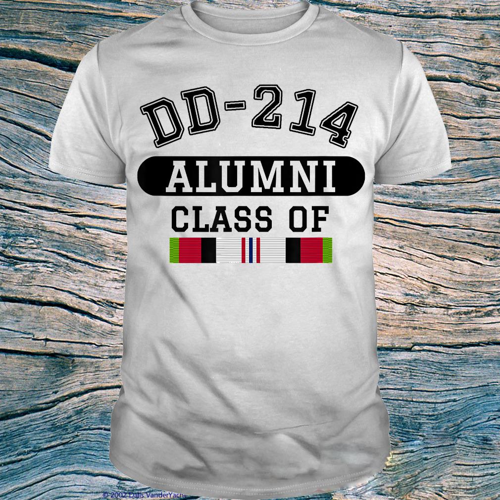 DD-214 Alumni Class of OEF Afghanistan Veteran Pride T-Shirt