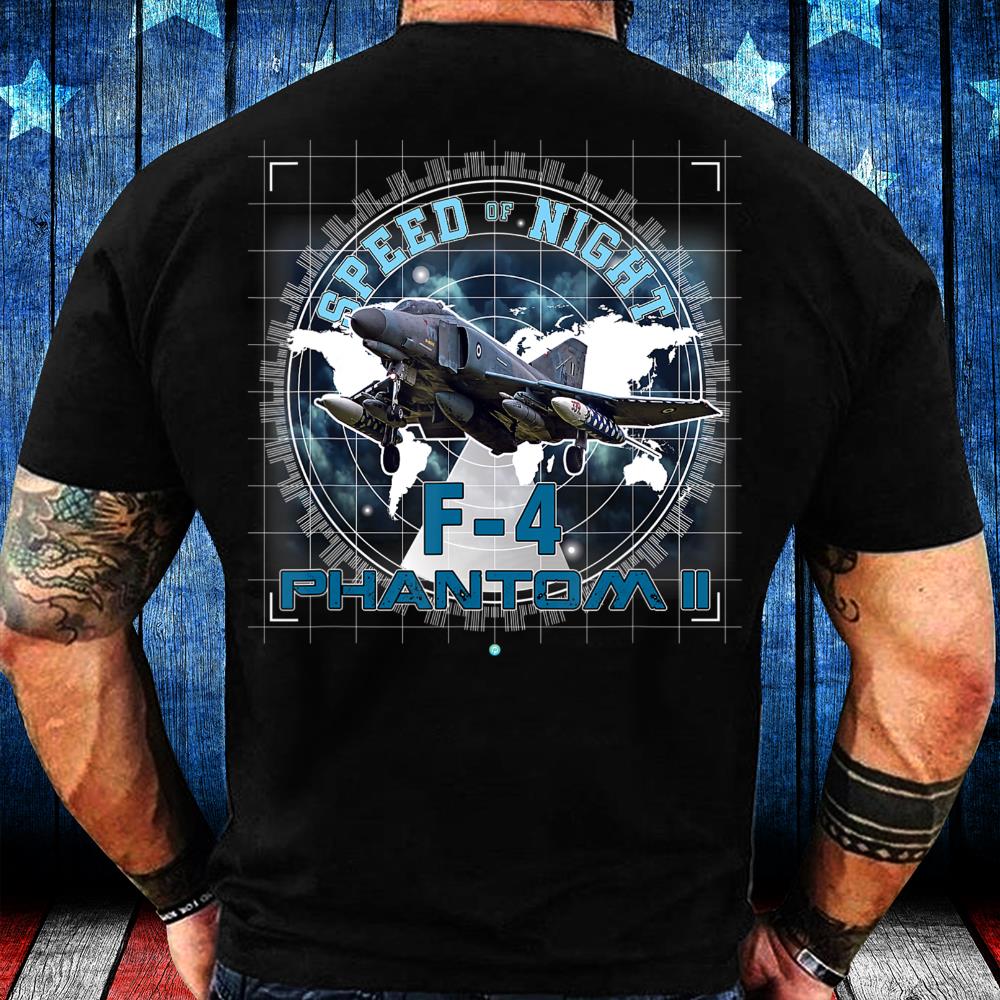 F4 Phantom Jet Shirt Vintage Machine Veteran Pilot T-Shirt