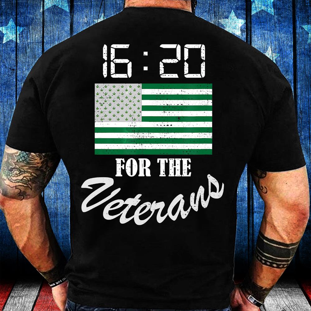 Funny Veterans Weed Smoker Marijuana Gift T-Shirt